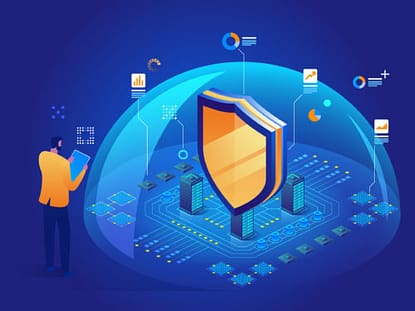 Cybersecurity tools protection bubble