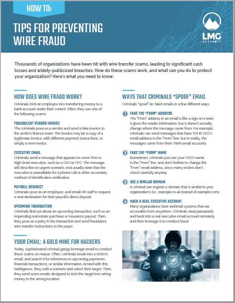 Wire Fraud Prevention Tips