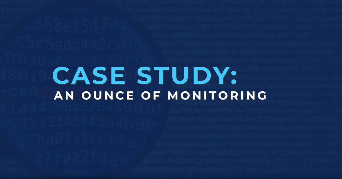 case study monitoring prevents ransomware attack