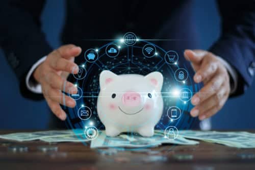 cybersecurity awareness month cyber piggy bank