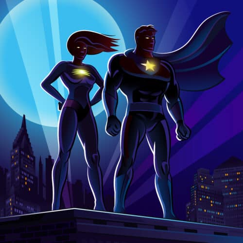 superhero image for identity and access management solutions